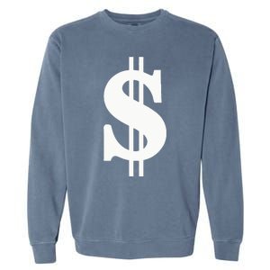 Dollar Sign Garment-Dyed Sweatshirt