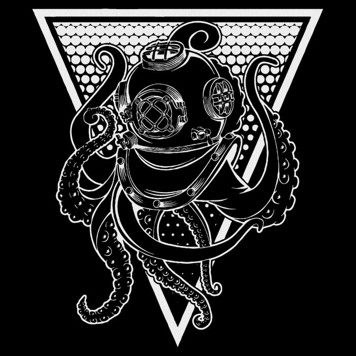 Deep Sea Diving Helmet Kraken Octopus Underwater Diver Gift Cooling Performance Crew T-Shirt