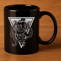 Deep Sea Diving Helmet Kraken Octopus Underwater Diver Gift 11oz C Handle Ceramic Mug