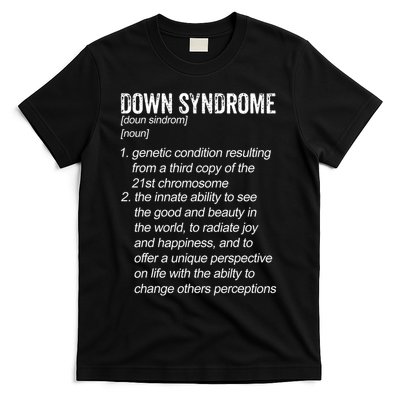 Down Syndrome Designs & Co. Down Syndrome Definition For Cl T-Shirt