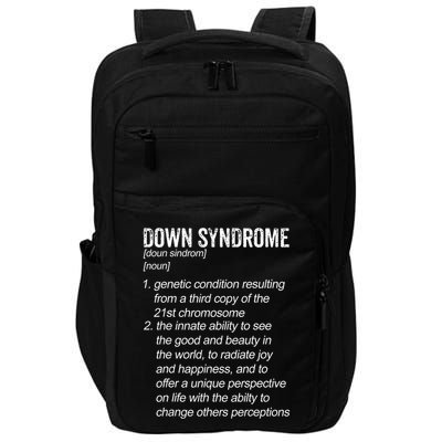 Down Syndrome Designs & Co. Down Syndrome Definition For Cl Impact Tech Backpack