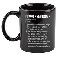 Down Syndrome Designs & Co. Down Syndrome Definition For Cl 11oz C Handle Ceramic Mug