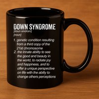 Down Syndrome Designs & Co. Down Syndrome Definition For Cl 11oz C Handle Ceramic Mug