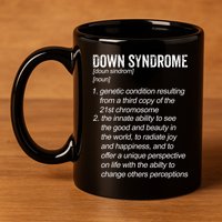 Down Syndrome Designs & Co. Down Syndrome Definition For Cl 11oz C Handle Ceramic Mug