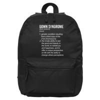 Down Syndrome Designs & Co. Down Syndrome Definition For Cl 16 in Basic Backpack