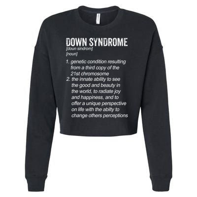 Down Syndrome Designs & Co. Down Syndrome Definition For Cl Cropped Pullover Crew