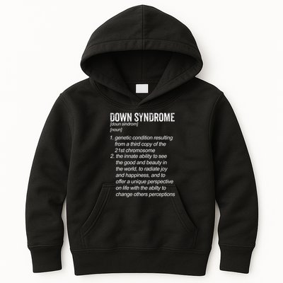 Down Syndrome Designs & Co. Down Syndrome Definition For Cl Kids Hoodie