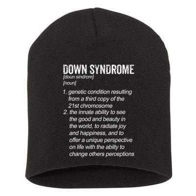 Down Syndrome Designs & Co. Down Syndrome Definition For Cl Short Acrylic Beanie
