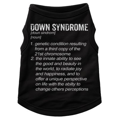 Down Syndrome Designs & Co. Down Syndrome Definition Doggie Tank