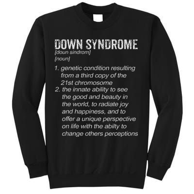 Down Syndrome Designs & Co. Down Syndrome Definition Sweatshirt
