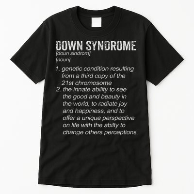 Down Syndrome Designs & Co. Down Syndrome Definition Tall T-Shirt