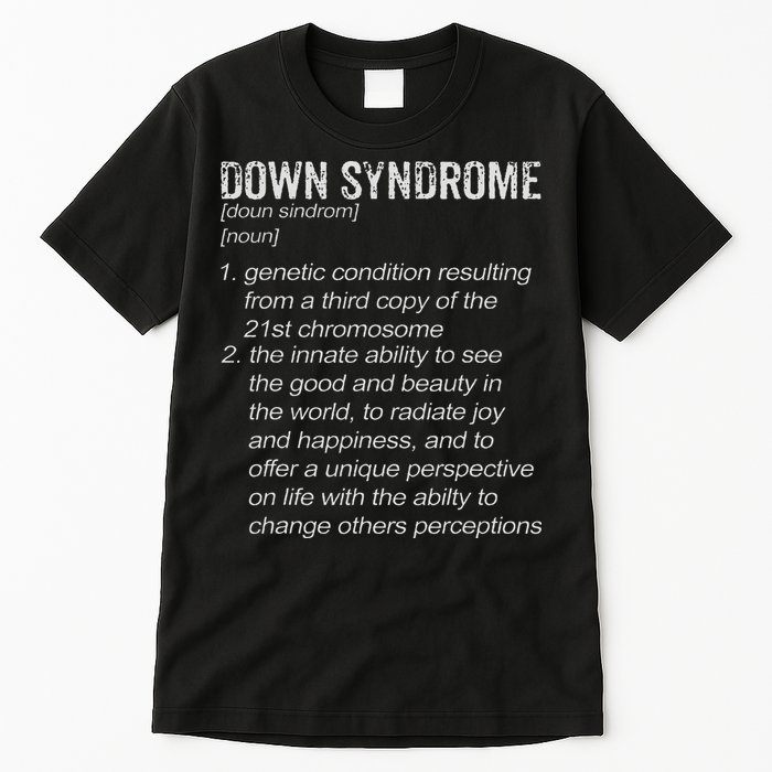 Down Syndrome Designs & Co. Down Syndrome Definition Tall T-Shirt