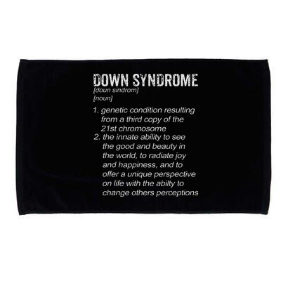Down Syndrome Designs & Co. Down Syndrome Definition Microfiber Hand Towel