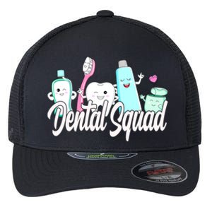 Dental Squad Dental Lab Hygienist Gift Flexfit Unipanel Trucker Cap