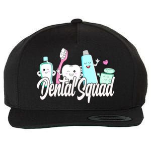 Dental Squad Dental Lab Hygienist Gift Wool Snapback Cap