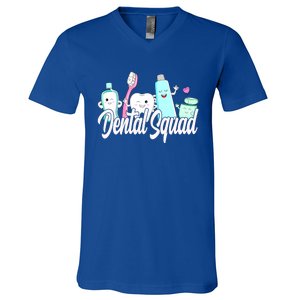 Dental Squad Dental Lab Hygienist Gift V-Neck T-Shirt