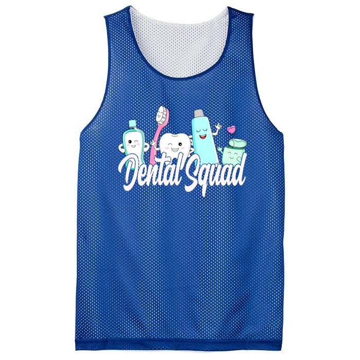 Dental Squad Dental Lab Hygienist Gift Mesh Reversible Basketball Jersey Tank