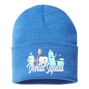 Dental Squad Dental Lab Hygienist Gift Sustainable Knit Beanie