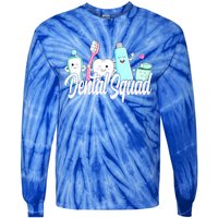 Dental Squad Dental Lab Hygienist Gift Tie-Dye Long Sleeve Shirt