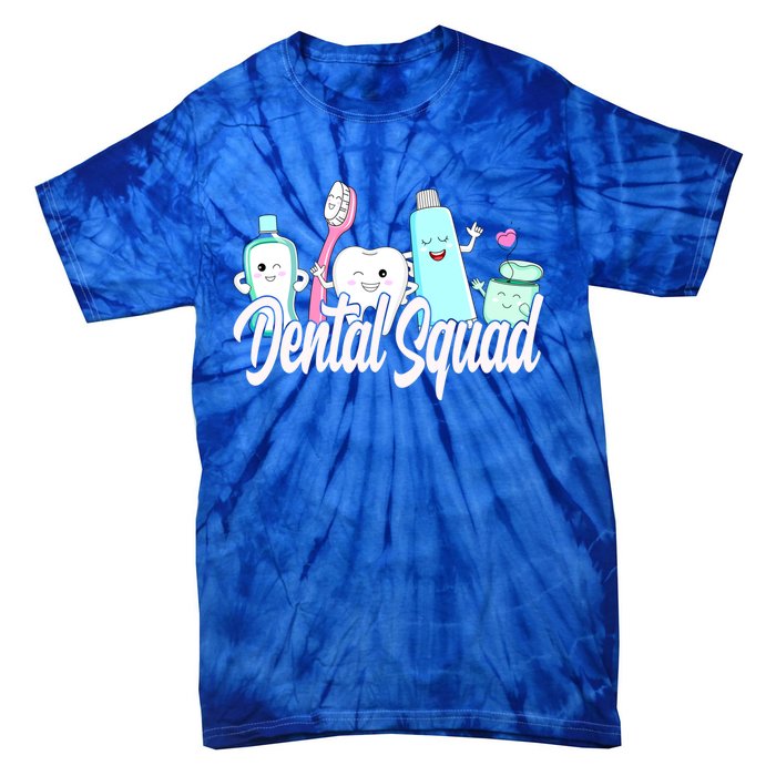 Dental Squad Dental Lab Hygienist Gift Tie-Dye T-Shirt