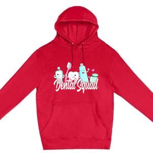 Dental Squad Dental Lab Hygienist Gift Premium Pullover Hoodie