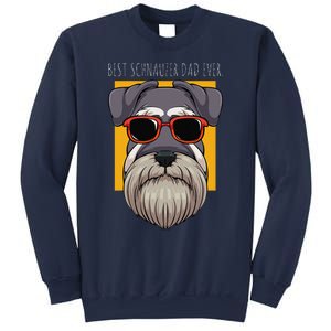 Dog Schnauzer Dad Watchdog Cynologist Fathers Day Design Sweatshirt