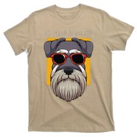 Dog Schnauzer Dad Watchdog Cynologist Fathers Day Design T-Shirt