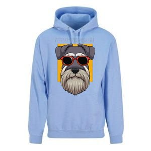 Dog Schnauzer Dad Watchdog Cynologist Fathers Day Design Unisex Surf Hoodie