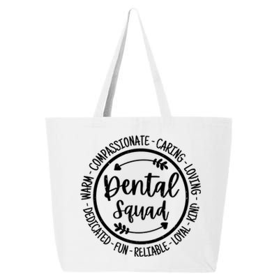 Dental Squad Dental Assistant Hygienist Dentists Vintage Gift 25L Jumbo Tote