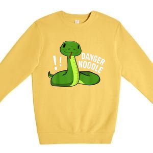 Dangerous Snake Danger Noodle Premium Crewneck Sweatshirt