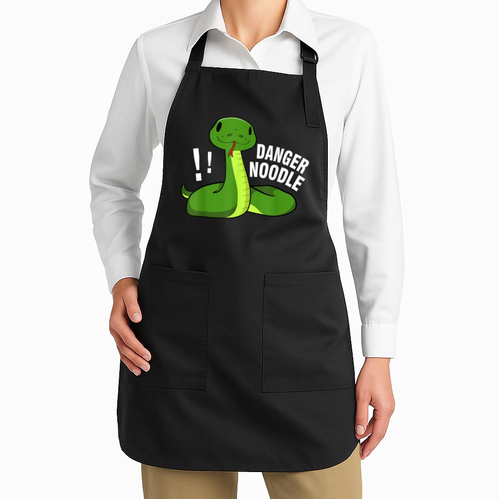 Dangerous Snake Danger Noodle Apron