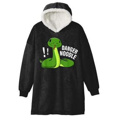 Dangerous Snake Danger Noodle Hooded Wearable Blanket