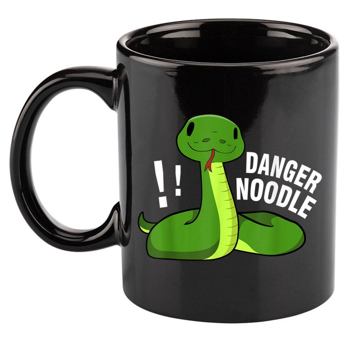 Dangerous Snake Danger Noodle 11oz C Handle Ceramic Mug