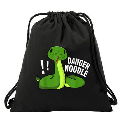 Dangerous Snake Danger Noodle Drawstring Bag