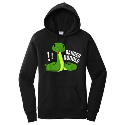 Dangerous Snake Danger Noodle Women's Pullover Hoodie