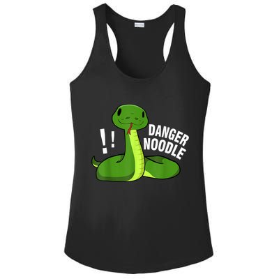 Dangerous Snake Danger Noodle Ladies PosiCharge Competitor Racerback Tank