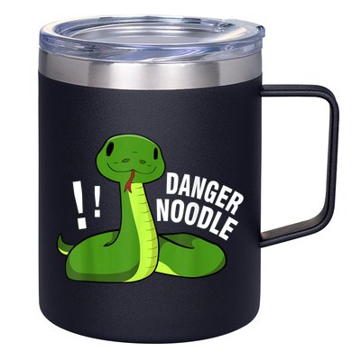 Dangerous Snake Danger Noodle 12oz Stainless Steel Coffee Mug