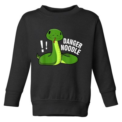 Dangerous Snake Danger Noodle Toddler Sweatshirt