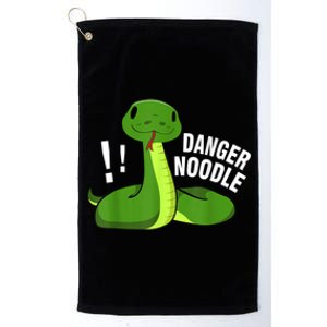 Dangerous Snake Danger Noodle Platinum Collection Golf Towel