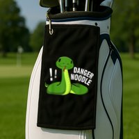 Dangerous Snake Danger Noodle Golf Towel