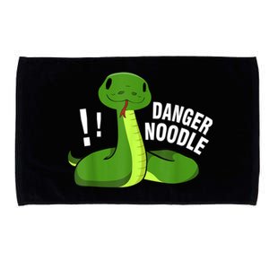 Dangerous Snake Danger Noodle Microfiber Hand Towel