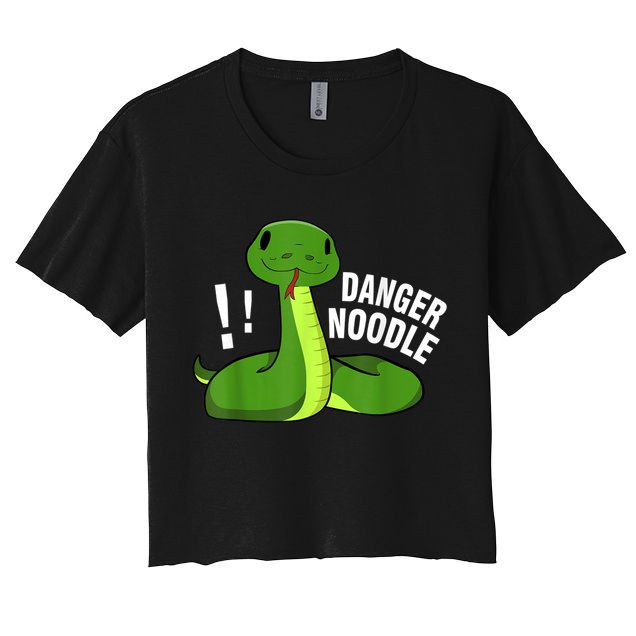 Dangerous Snake Danger Noodle Crop Top