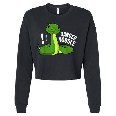 Dangerous Snake Danger Noodle Cropped Pullover Crew