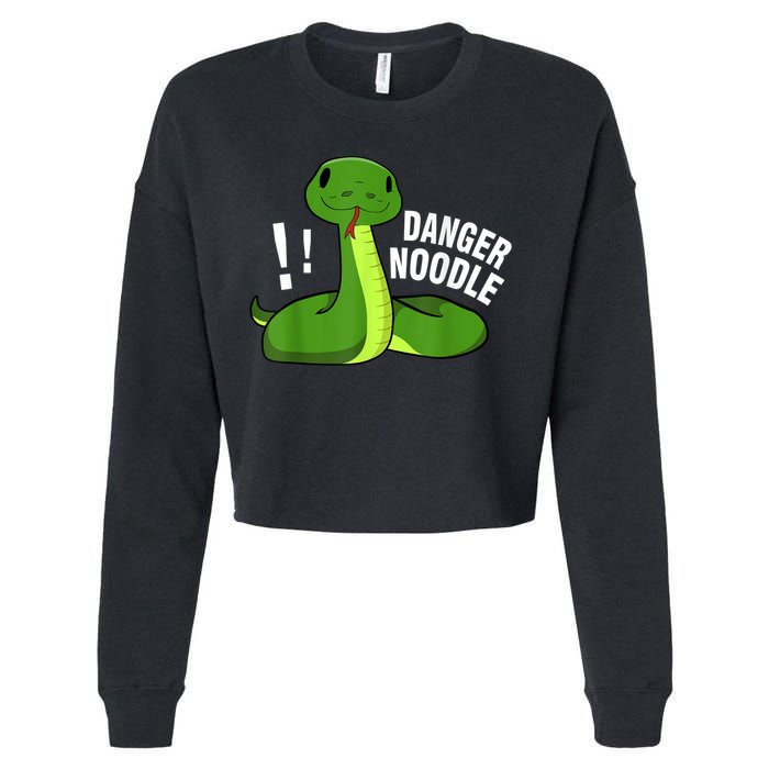 Dangerous Snake Danger Noodle Cropped Pullover Crew