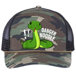 Dangerous Snake Danger Noodle Retro Rope Trucker Hat Cap