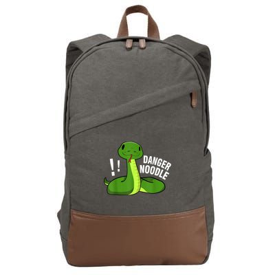 Dangerous Snake Danger Noodle Cotton Canvas Backpack