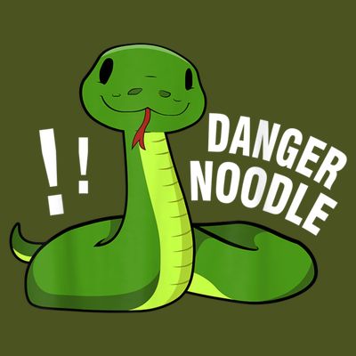 Dangerous Snake Danger Noodle T-Shirt