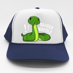 Dangerous Snake Danger Noodle Trucker Hat