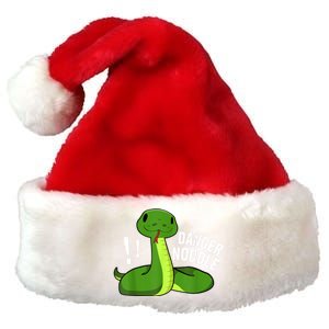 Dangerous Snake Danger Noodle Premium Christmas Santa Hat