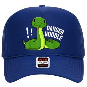 Dangerous Snake Danger Noodle High Crown Mesh Back Trucker Hat